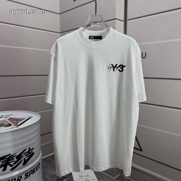 Y 3シンプルサインアルファベット半袖Tシャツ男女同型 1