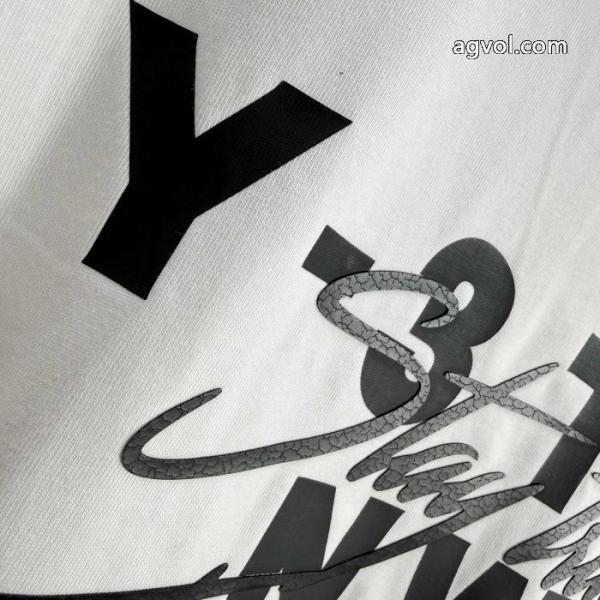 Y 3シンプルサインアルファベット半袖Tシャツ男女同型 3
