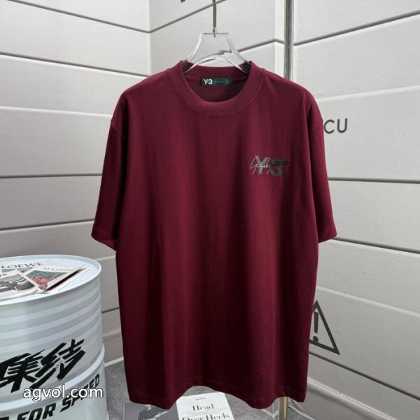 Y 3シンプルサインアルファベット半袖Tシャツ男女同型 5