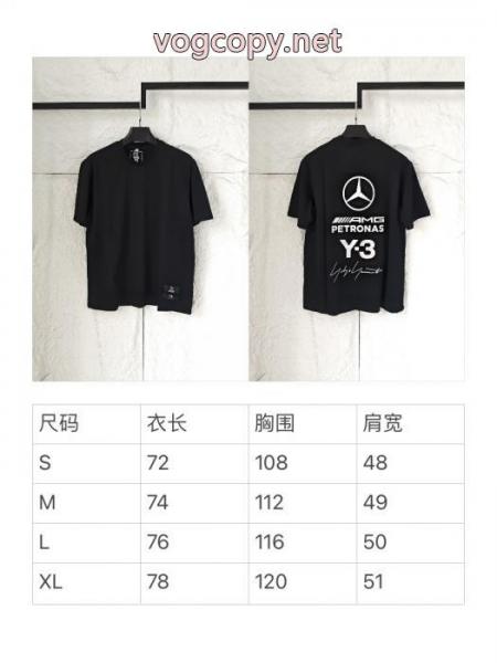 数量限定特売 トレンド感満載 限定版プリントY-3半袖Tシャツブランド コピー 安心 3